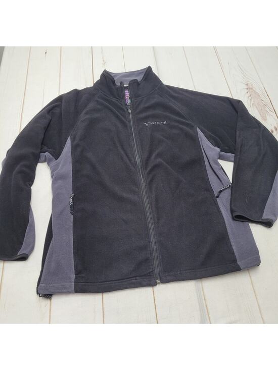 Vintage Yahoo! Y2k 2007 fleece zip up tech bro jacket